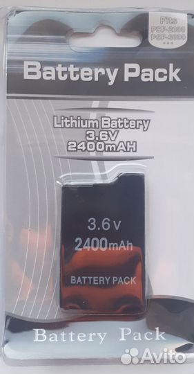 Аккумуляторная батарея PSP-110 PSP-2000 PSP-3000