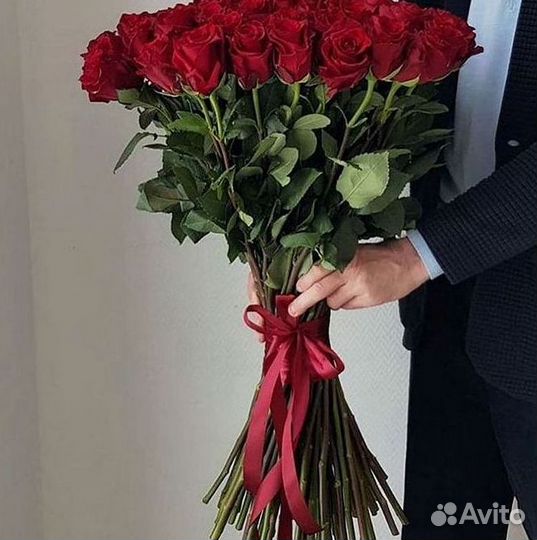 Высокие розы Доставка цветов