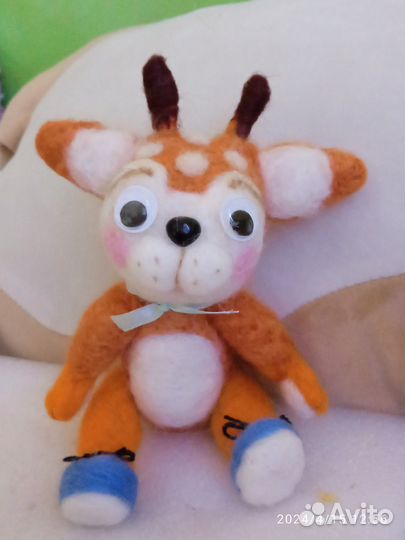 Игрушки - сухое валяние. Из шерсти мериноса