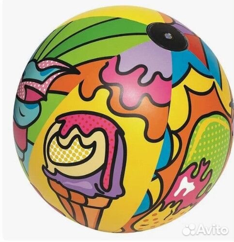 Мяч пляжный большой диаметр 91 см