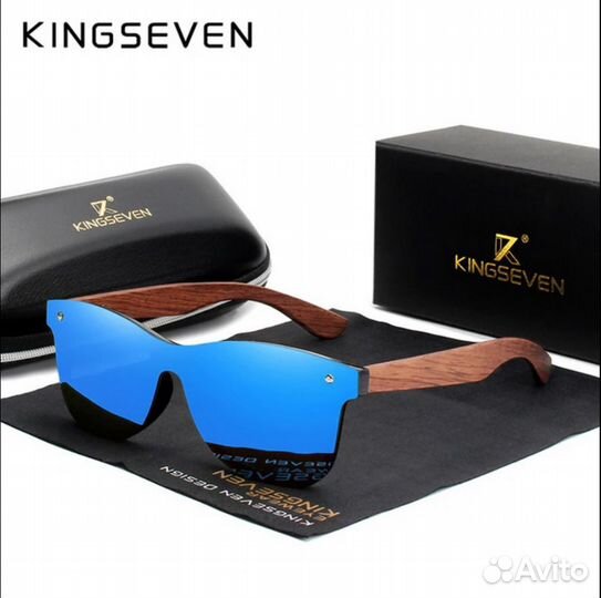 Солнцезащитные очки Kingseven Bubinga Wood (NEW)