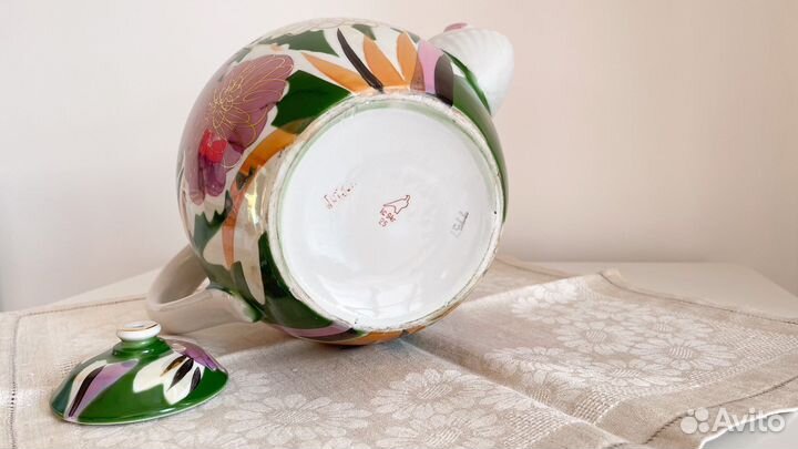 Чайник доливной Дулево 4,5л креманки Югославия