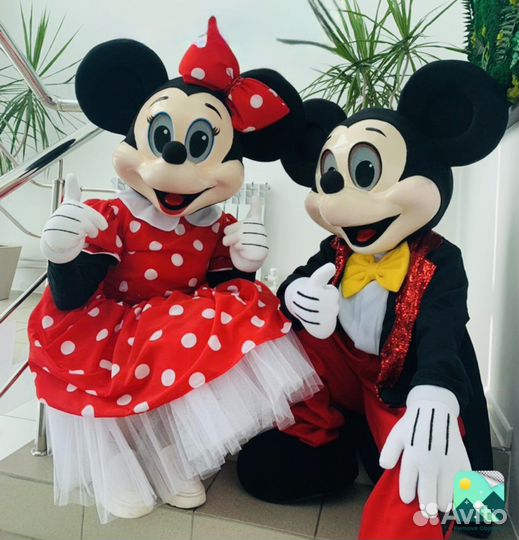 Аниматор веселые Мики-Маусы