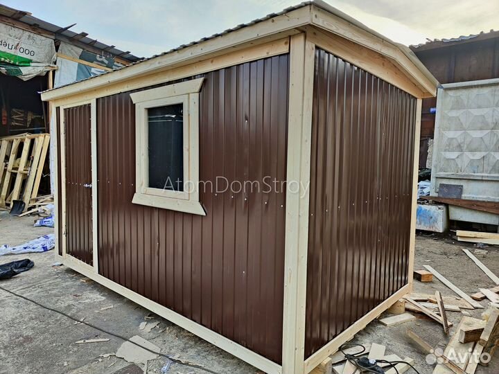 Новые деревянные бытовки