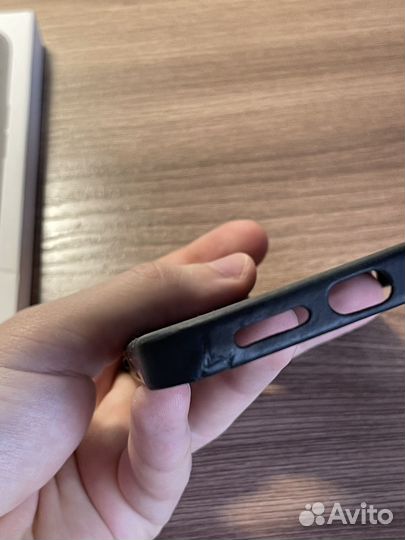 Оригинальный чехол на iPhone 12 pro max кожа