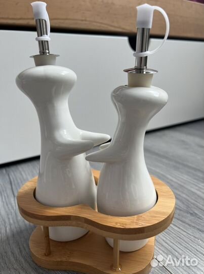 Набор бутылочек для масла и уксуса фарфор