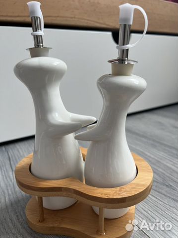 Набор бутылочек для масла и уксуса фарфор