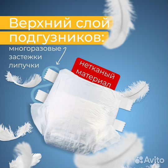 Подгузники для взрослого Yibero XXL