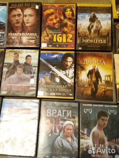 DVD диски с фильмами и диск Fallout 3