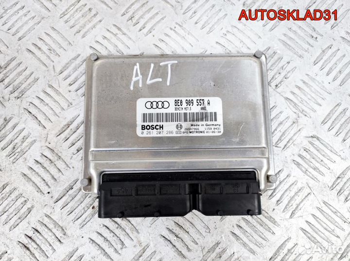 Блок эбу Audi A4 B6 2.0 ALT 8E0909557A Бензин
