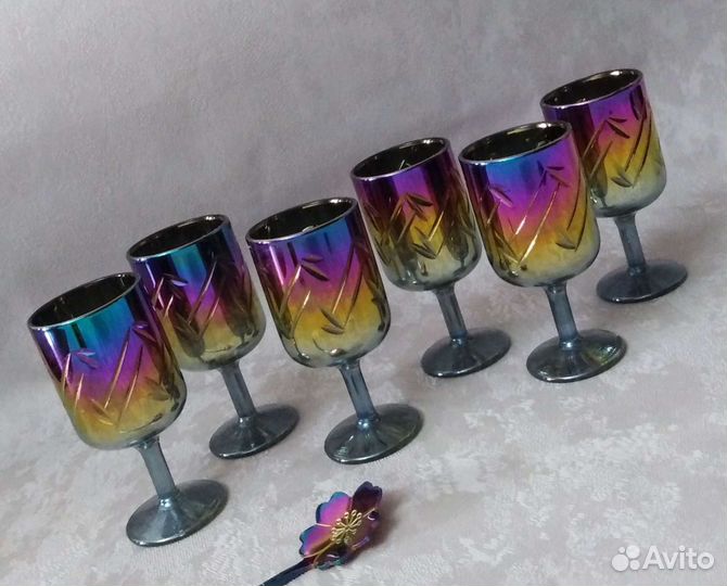 Рюмки хрусталь набор СССР новый