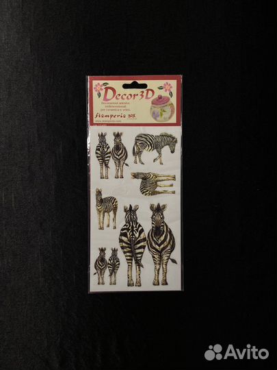 Наклейки стикеры 3D