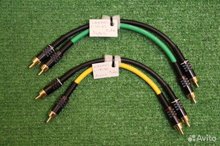 Короткие межблочные RCA 15см