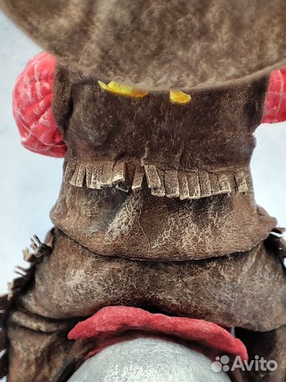 Елочные игрушки из ваты Мальчик на лошадке