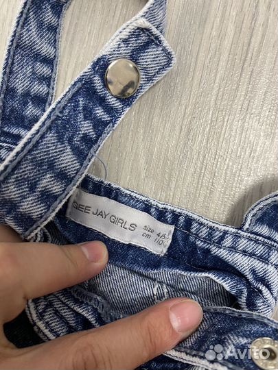 Джинсовый сарафан для девочки