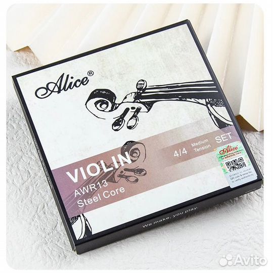 Концертные струны для скрипки 4/4 Alice AWR13