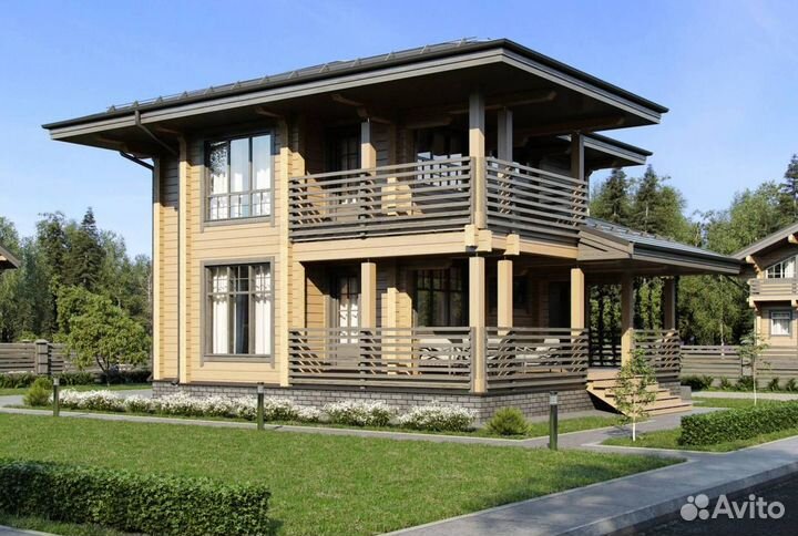 Домокомплект из клееного бруса 139 кв