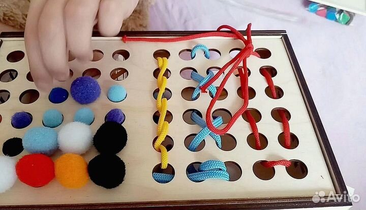 Детская развивающая игра монтессори сортер