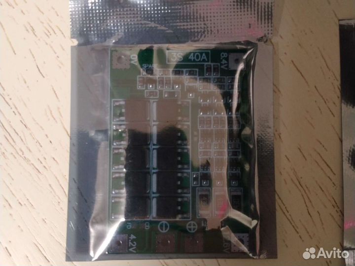 Защитная плата 3S/4S 40A/ 18650 BMS, для зарядк