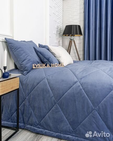 Покрывало бархат Беллиссимо фиалковый