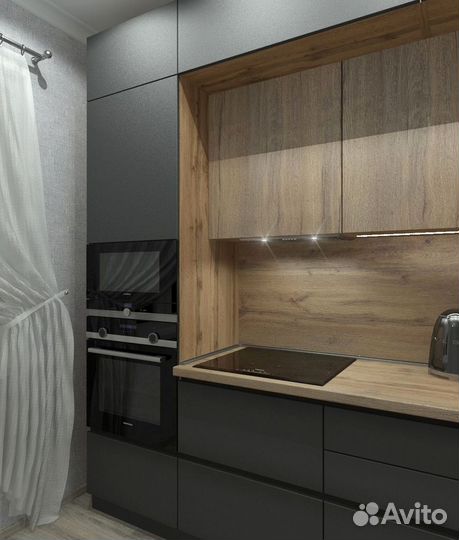 Кухонный гарнитур прямой на заказ