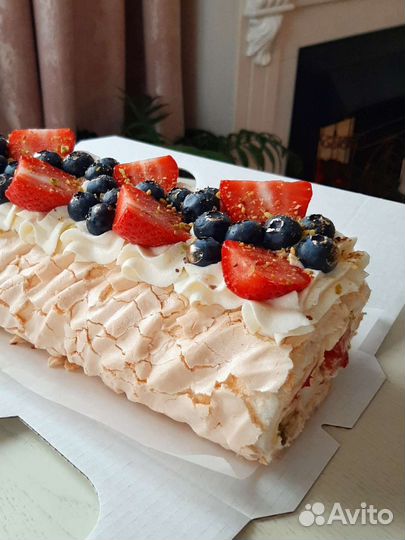 Меренговый рулет