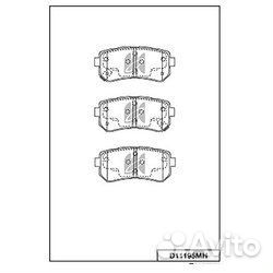 Колодка Тормозная kashiyama D11195MH Задние Hyunda