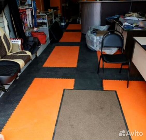 Пвх плитка для гаража