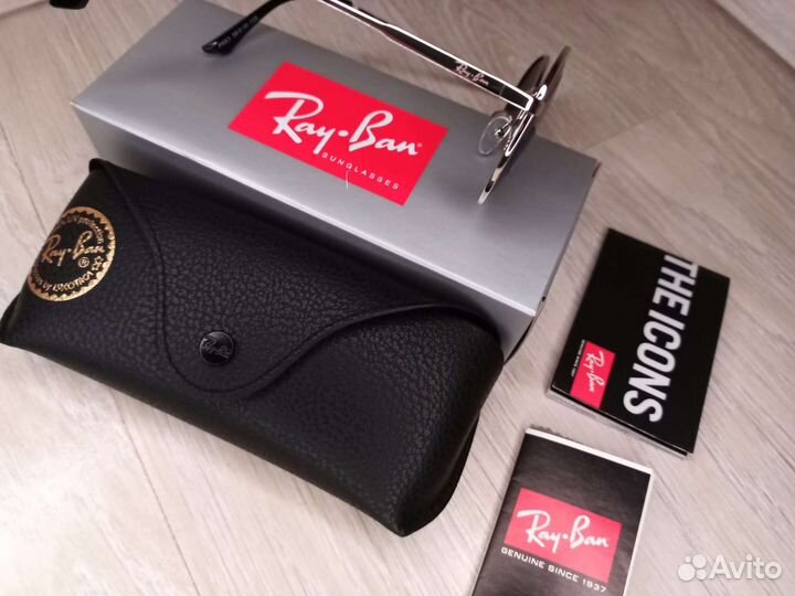 Очки Ray-Ban RB polarized 663 Round Metal новые