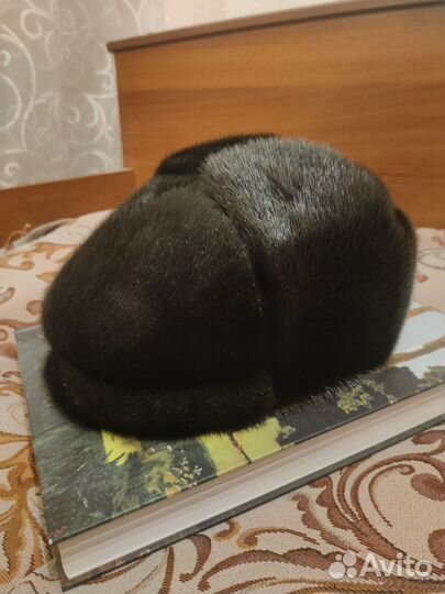 Меховая мужская кепка норковая