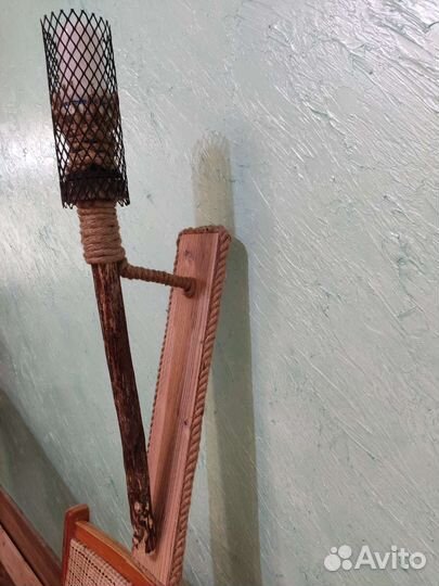 Светильник настенный факел