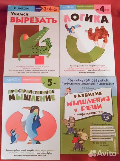 Пособия для развития (Кумон, прописи, букварь)