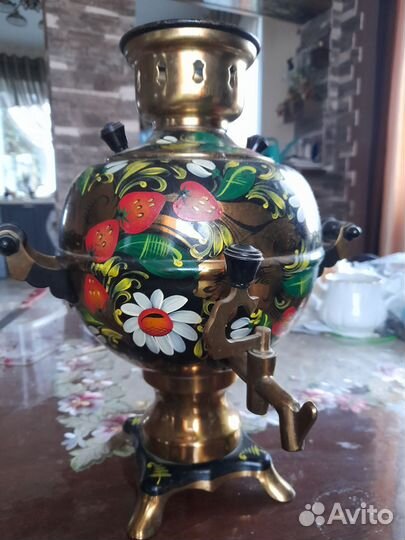 Самовар электрический расписной