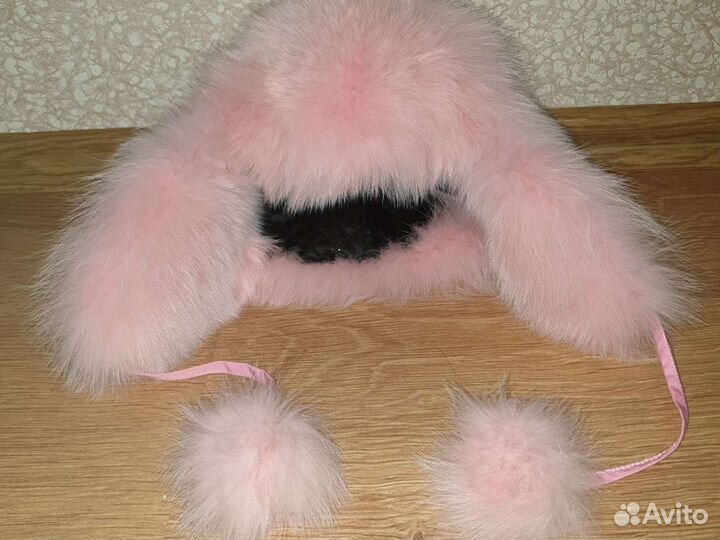 Шапка ушанка для девочек