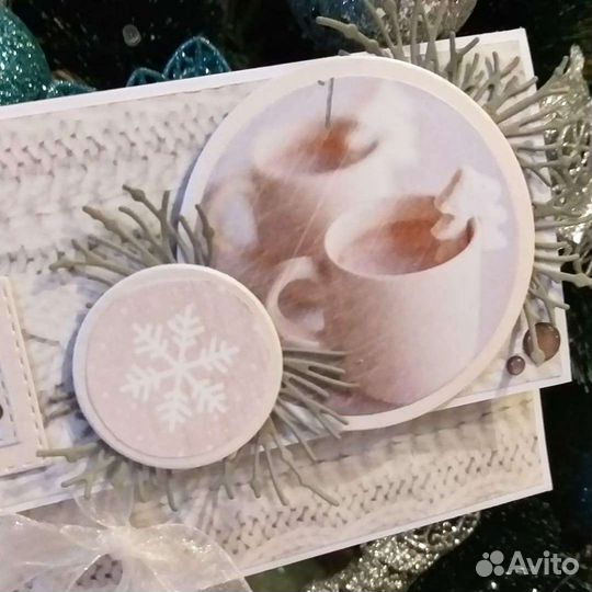 Новогодние подарочные конверты ручной работы