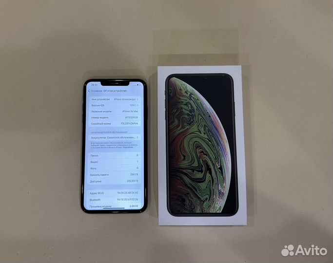 iPhone Xs Max, 256 ГБ