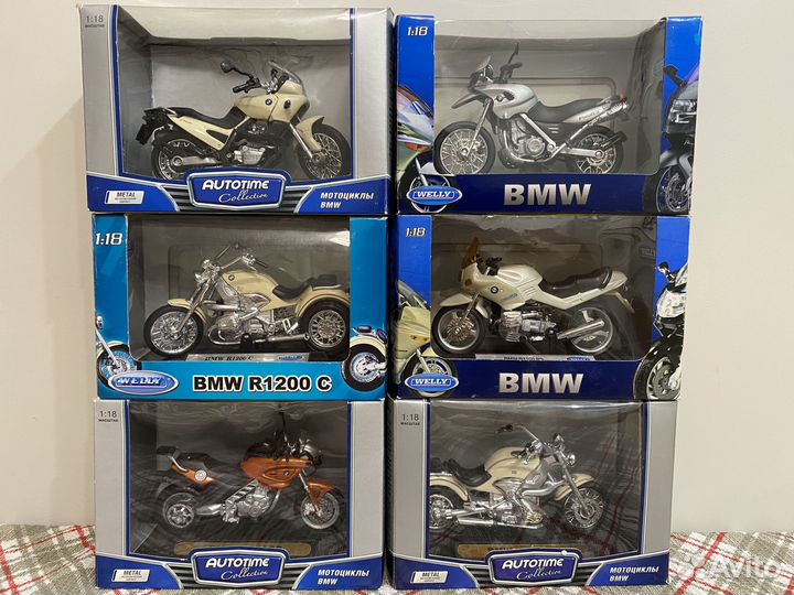 Масштабные мотоциклы 1:18