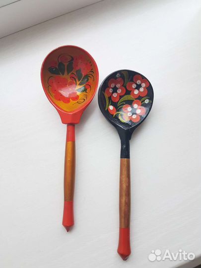 Ложки деревянные, роспись