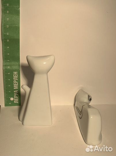 Статуэтки фарфоровые «Кошки» 2 шт