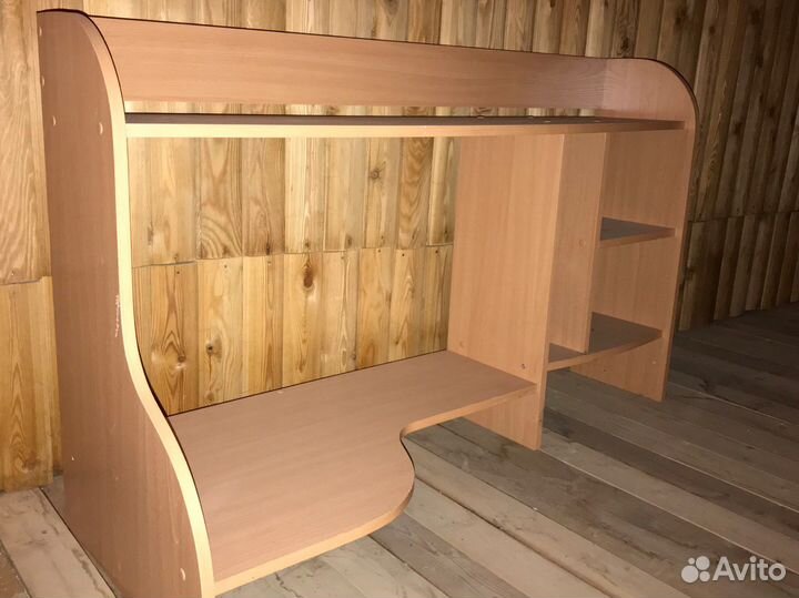 Подставка на стол под монитор с полками