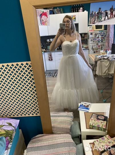 Платье белое