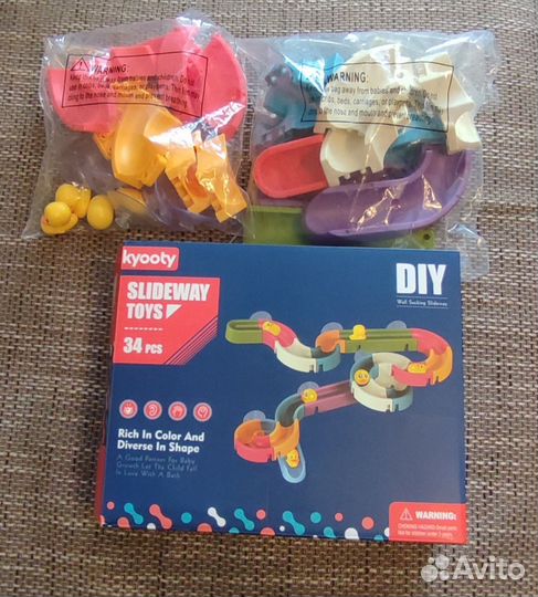 Игрушка для ванной на присосках - Водная горка