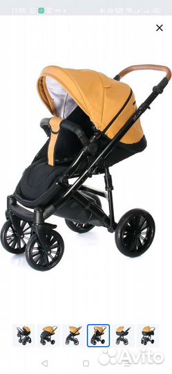 Коляска Everflo 2 в 1 светло-коричневый