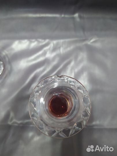 Бокалы и рюмки (голубое и марганцовое стекло)