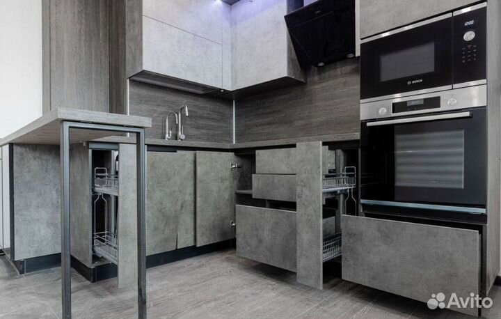 Кухня Бетон напрямую от фабрики на заказ