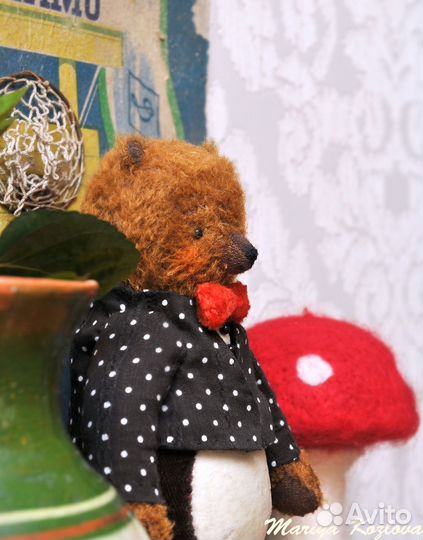 Выкройка Мишка Тедди 22см Сан Саныч Музыкант Teddy