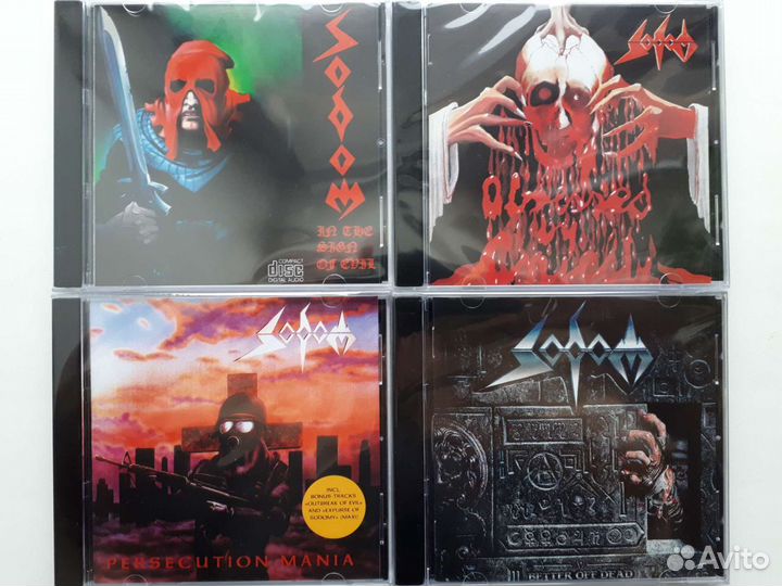 CD диски Kreator, Sodom, Destruction, Holy Moses
