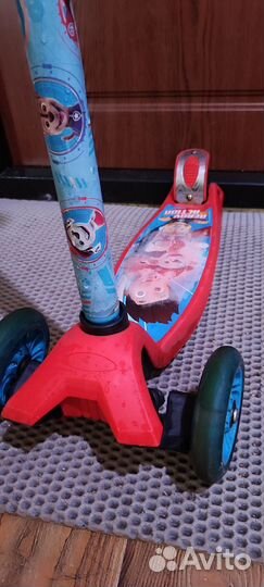 Самокат трёхколёсный детский щенячий патруль