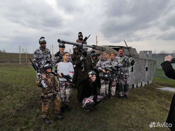 Пейнтбол и лазертаг