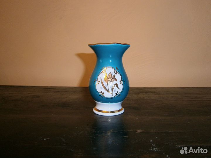 Ваза старая Рига СССР миниатюрная вазочка Вакарс